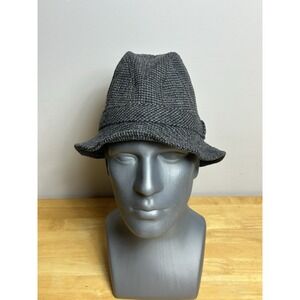 Pendleton Wool Fedora Hat Paper Tag Made‎ In USA A193-009 33816 Size Med